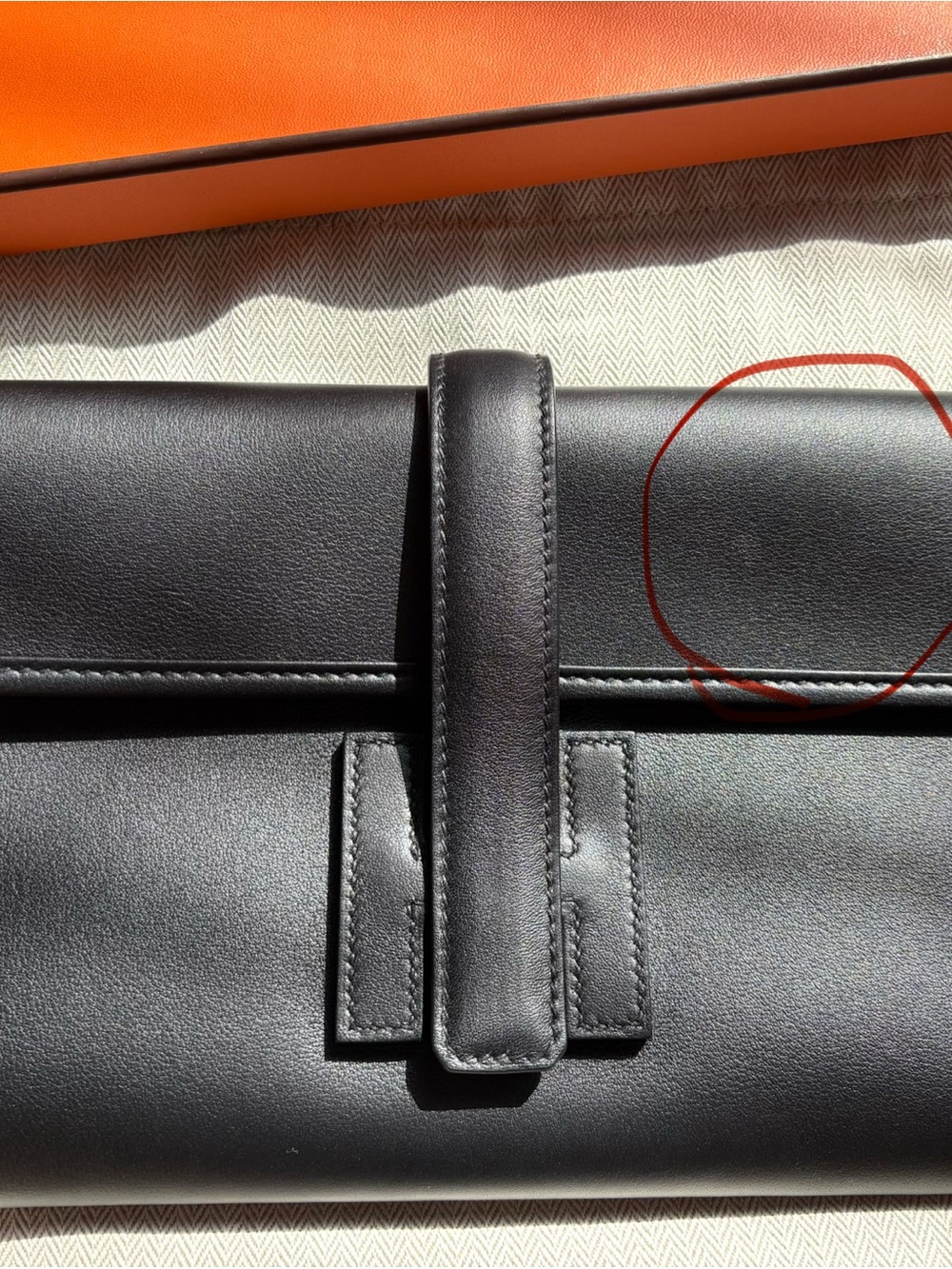 Hermès Black Swift Jige Elan 29 - Picture 6 of 7